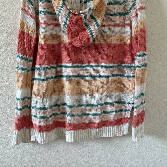 Roxy Women’s Knit Pull Over Hoodie Small Beachy Vacation surf Coverup Cruise - Picture 11 of 13